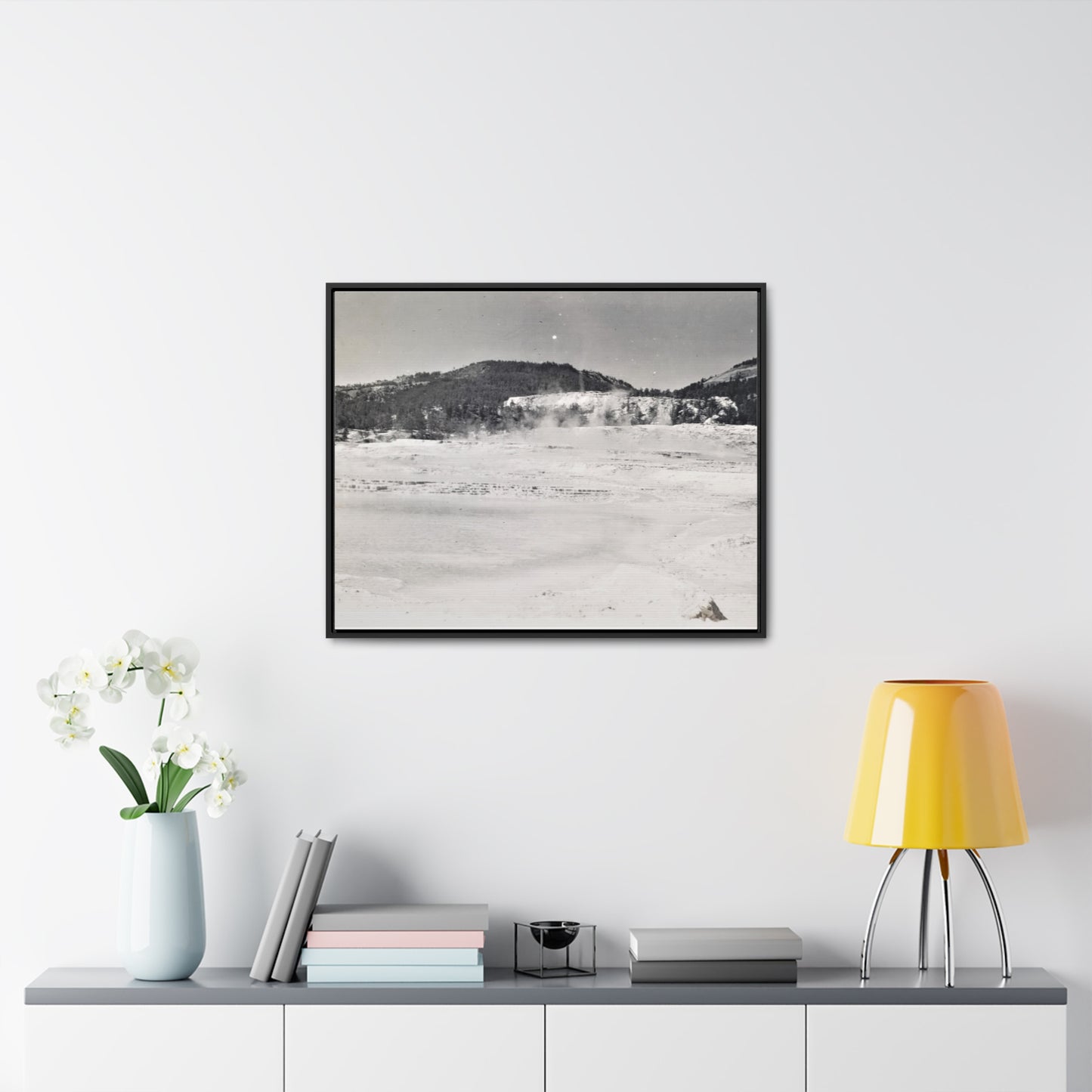 Mammoth Hot Springs Yellowstone Gallery Canvas Wraps, Horizontal Frame