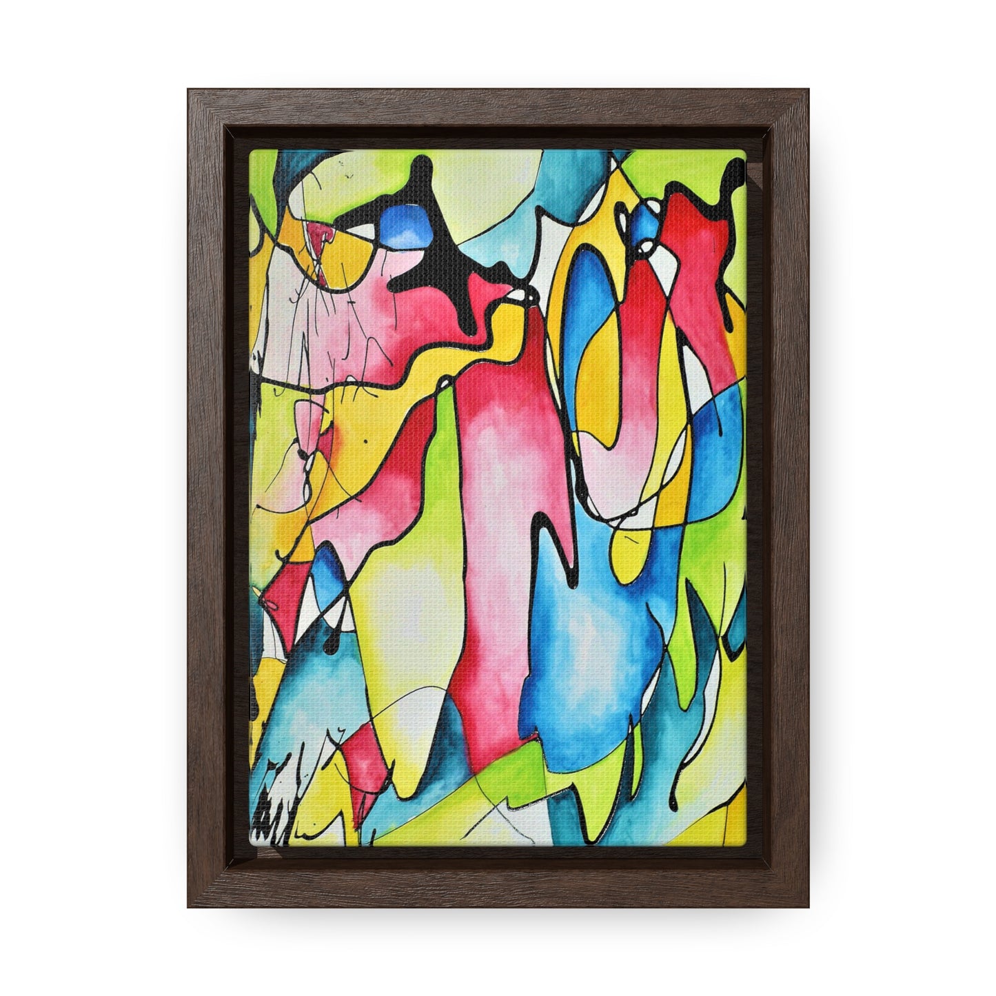 Blue Flame Gallery Canvas Wraps, Vertical Frame