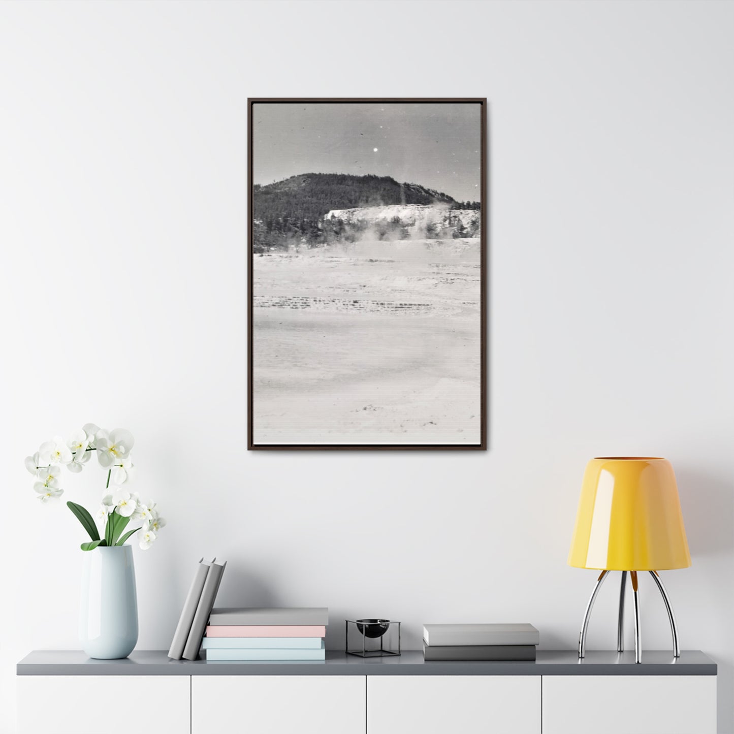 Mammoth Hot Springs Yellowstone Gallery Canvas Wraps, Vertical Frame