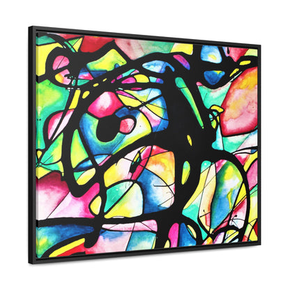 Peacock Gallery Canvas Wraps, Horizontal Frame