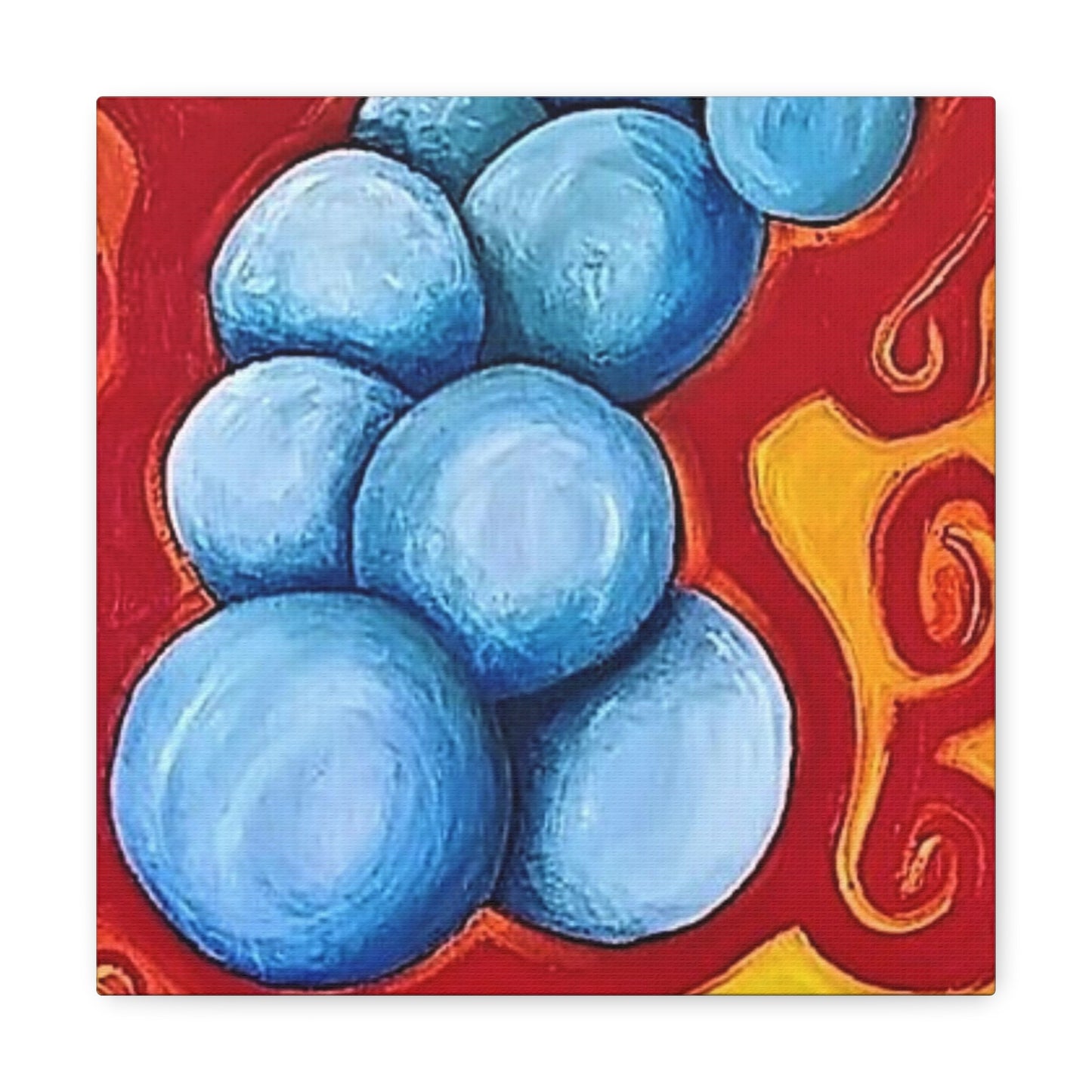 Blue Balls Canvas Gallery Wraps