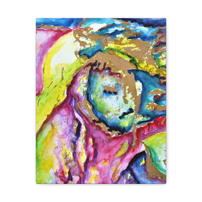 Mothers Face Stretched Canvas 1.5" 11″ x 14″