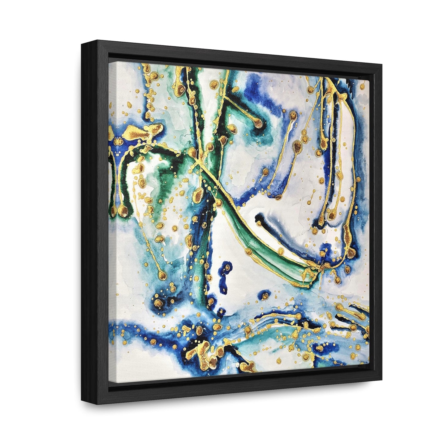 Blue Willow Gallery Canvas Wraps, Square Frame