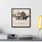 Milk Man Gallery Canvas Wraps Square Frame 16″ x 16″ Premium Gallery Wraps (1.25″) Black