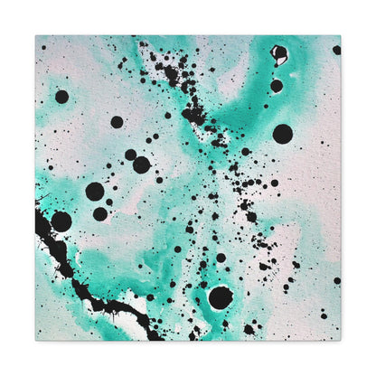 Teal Burst Canvas Gallery Wraps 20″ x 20″ 1.25"