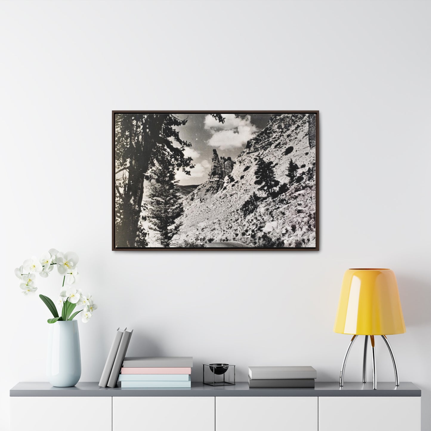 Eagle's Nest Rock Yellowstone Gallery Canvas Wraps, Horizontal Frame