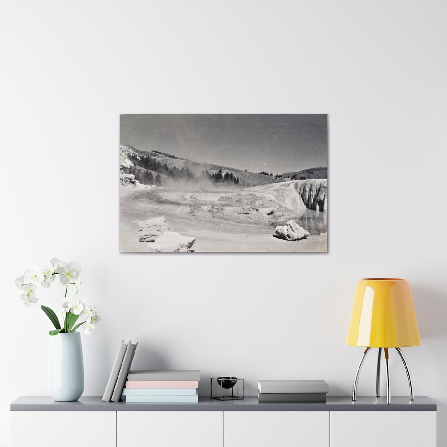 Mammoth Hot Springs Canvas Gallery Wraps