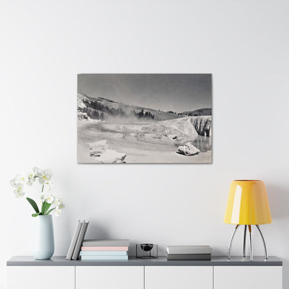 Mammoth Hot Springs Canvas Gallery Wraps 36" x 24" 1.25"