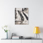 Gibbon Falls Yellowstone Satin Canvas Stretched 24" x 30" (Vertical) 1.5"
