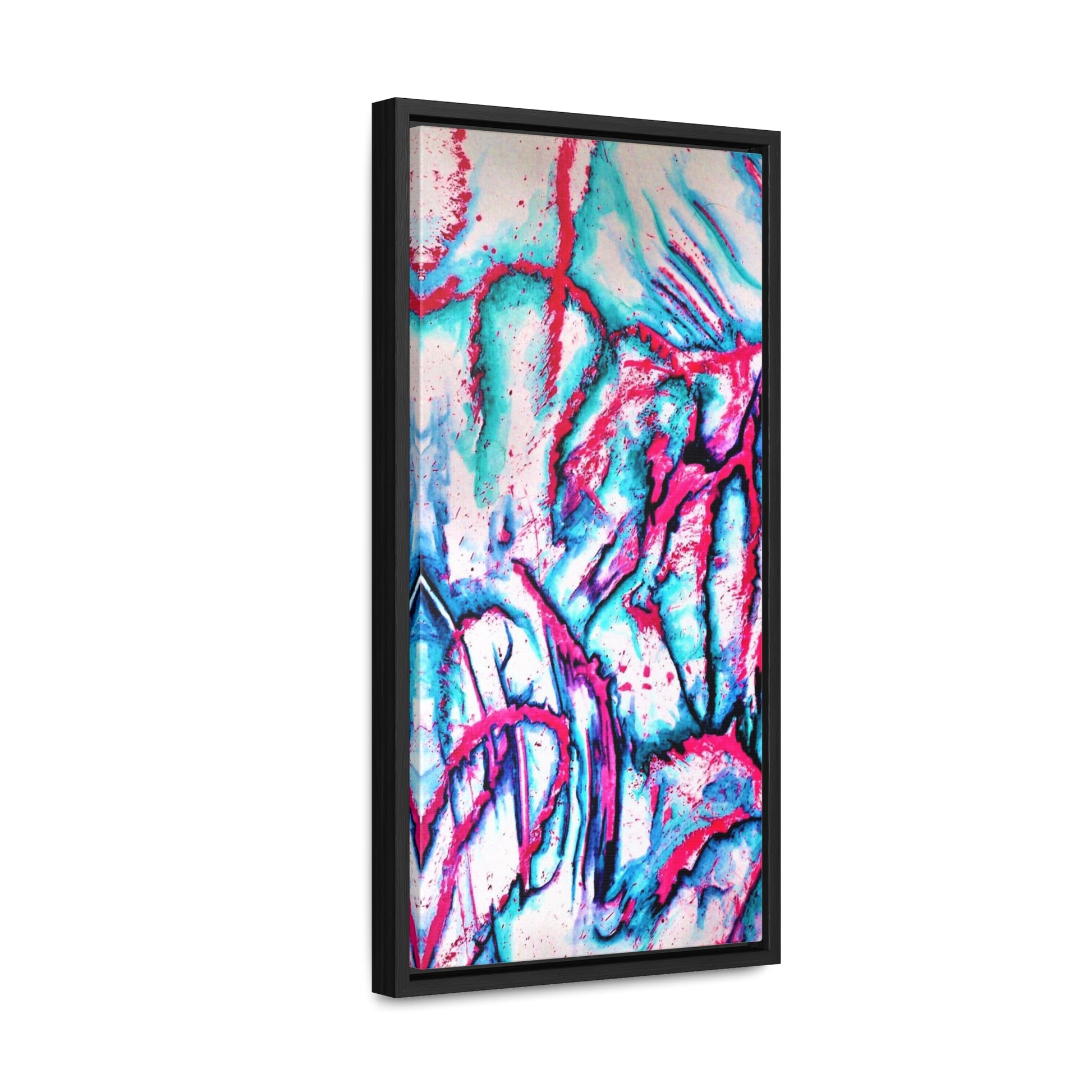 Pink Jellyfish Gallery Canvas Wraps, Vertical Frame