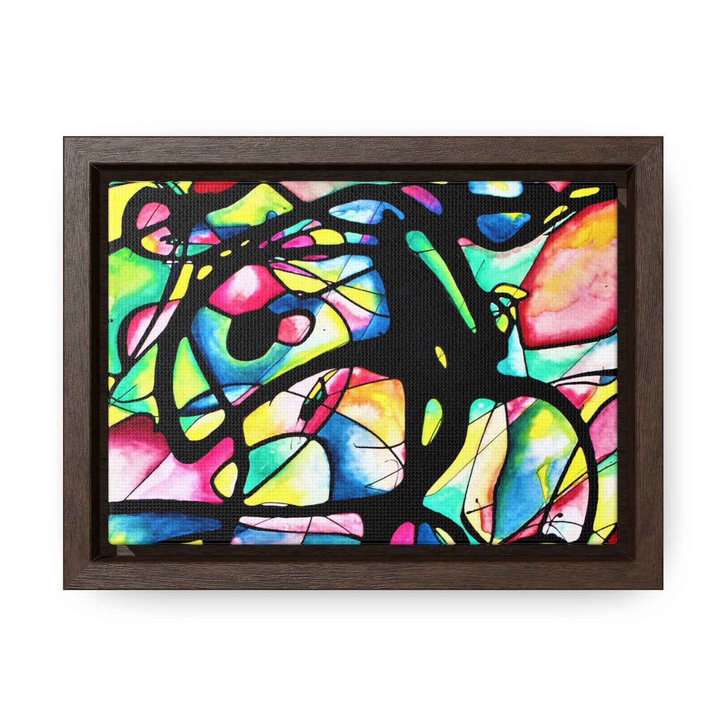 Peacock Gallery Canvas Wraps, Horizontal Frame