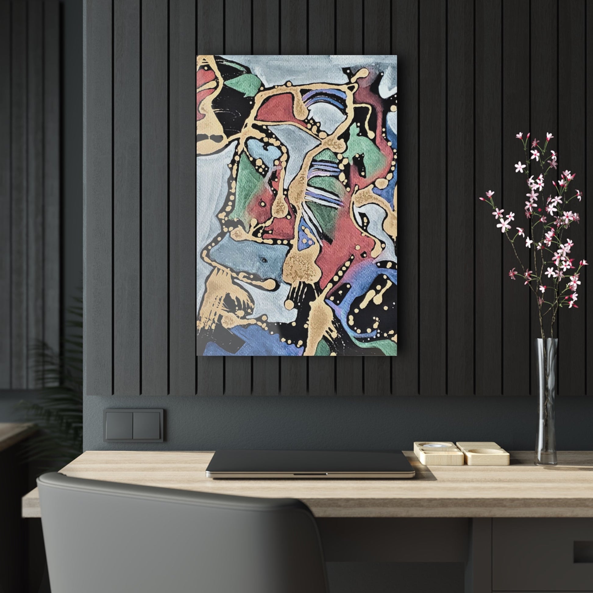 Angry Cat Acrylic Prints - 20″ x 30″ (Vertical) Glossy - Home Decor