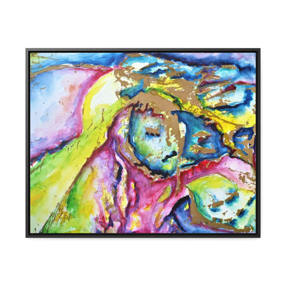 Mothers Face Gallery Canvas Wraps, Horizontal Frame 30″ x 24″ Premium Gallery Wraps (1.25″)