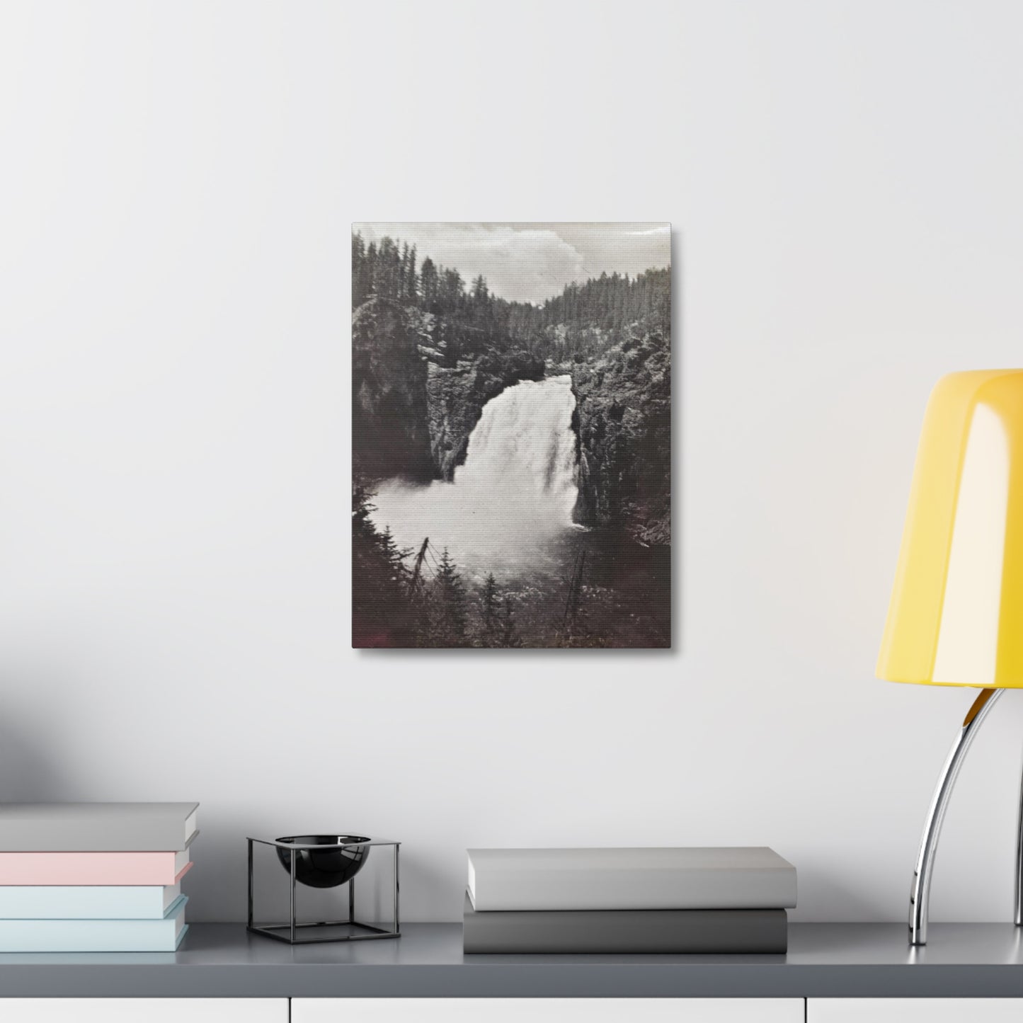 Upper Falls Yellowstone Stretched Canvas