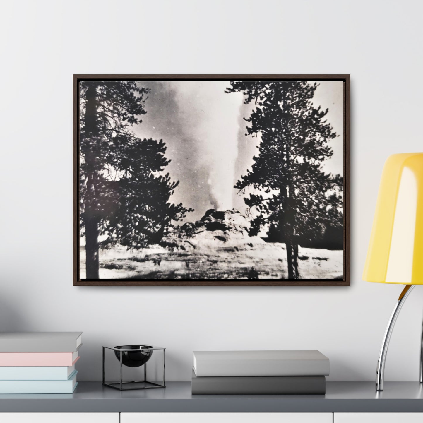 Castle Geyser Yellowstone Gallery Canvas Wraps, Horizontal Frame