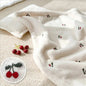 Soft Flannel Baby Blanket for Newborns Cherry 125 x 90CM