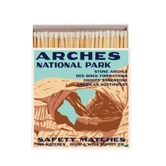 Arches Vintage National Park Cabin Matches - - matches