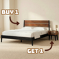 Callisto Solid Wood Bed Frame - Buy 1 Get 1 Black - Bed Frame