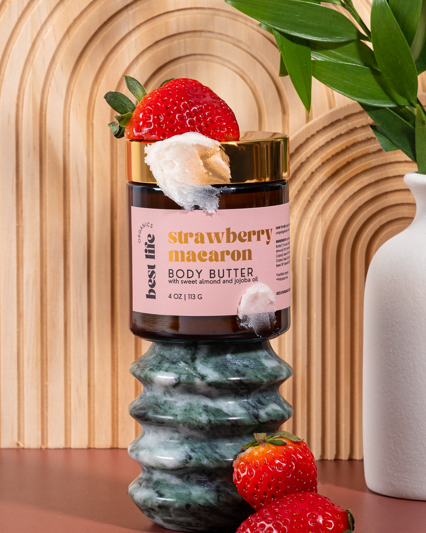 Strawberry Macaron Body Butter - - Lotion & Moisturizer