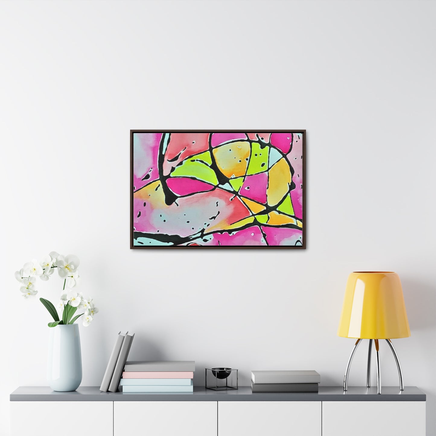 Pink Mouse Gallery Canvas Wraps, Horizontal Frame