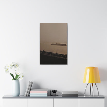 Navy Day New York Hudson River October 27th 1945 War Ships Canvas Gallery Wraps 20″ x 30″ 1.25"