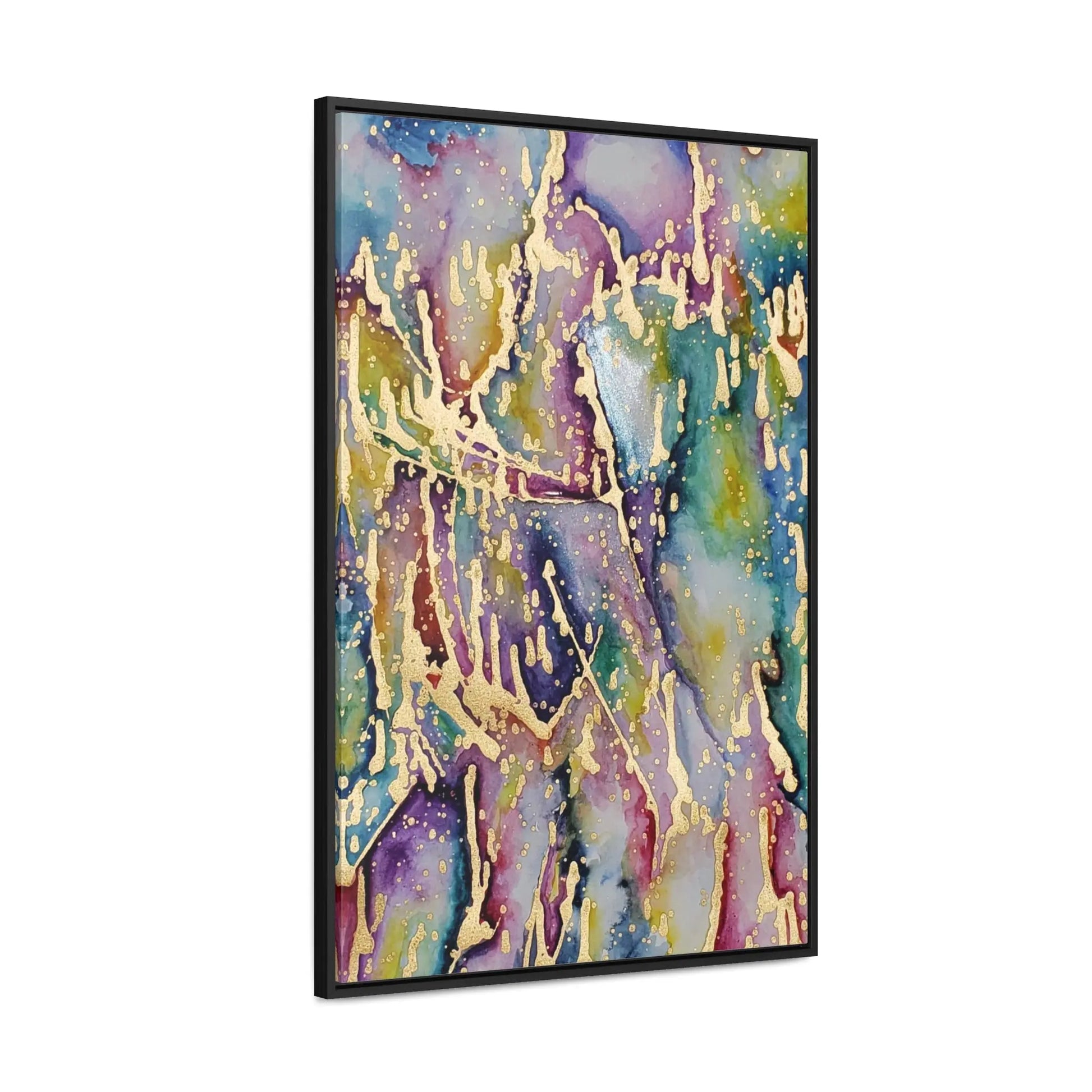 Purple Rain Gallery Canvas Wraps, Vertical Frame