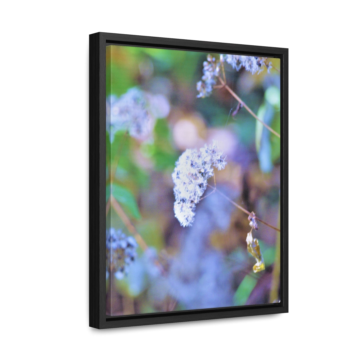 Macro Blue Gallery Canvas Wraps, Vertical Frame