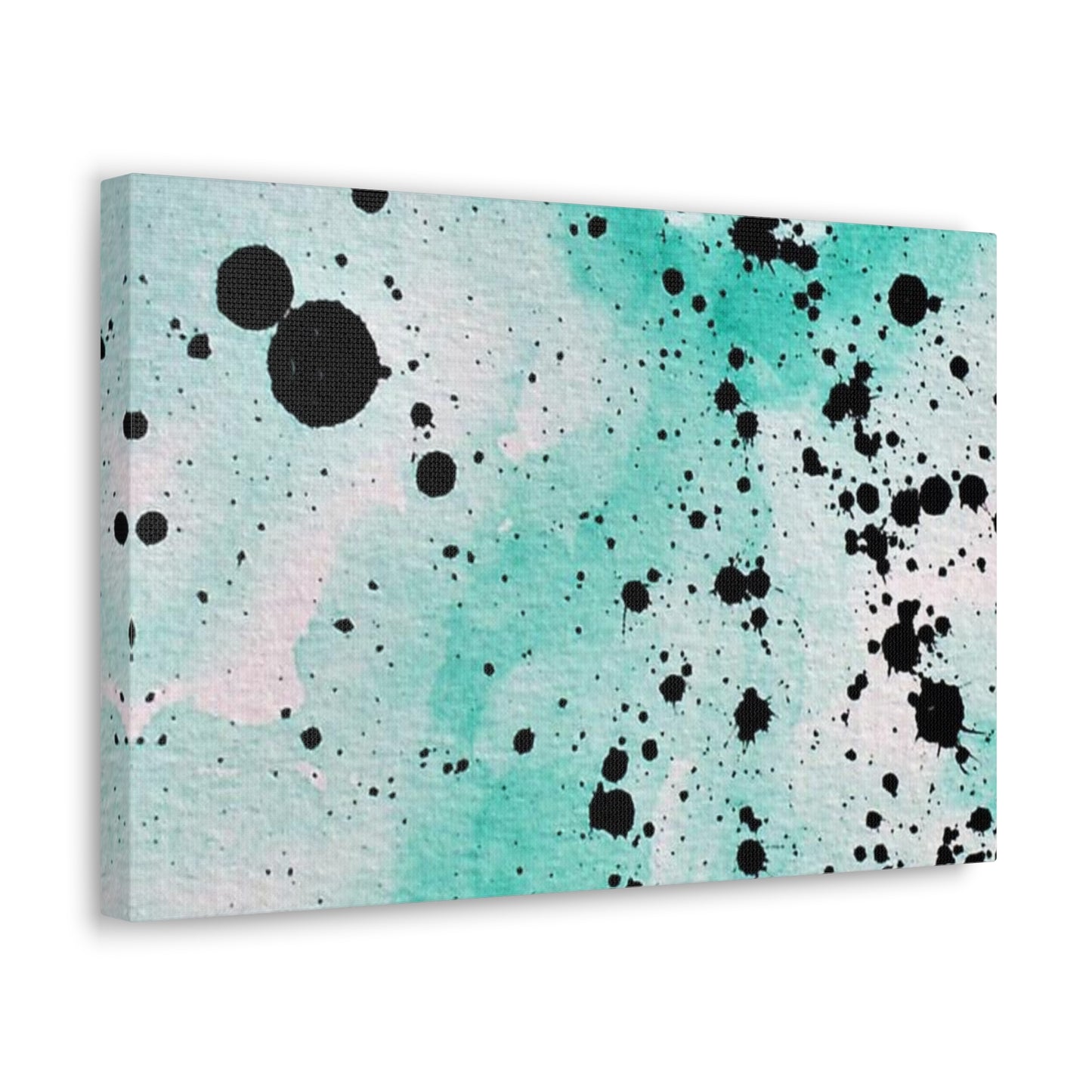 Teal Burst Canvas Gallery Wraps