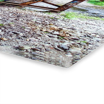 Urban Bridge Acrylic Print French Cleat Hanging - - Home Decor