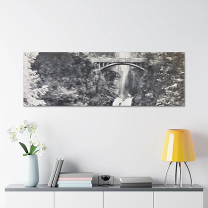 Multnomah Falls Oregon Canvas Gallery Wraps 60″ x 20″ 1.25"