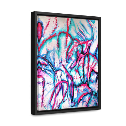 Pink Jellyfish Gallery Canvas Wraps, Vertical Frame