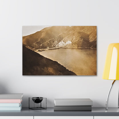 Morris Dam Lake Canvas Gallery Wraps 24″ x 16″ 1.25"