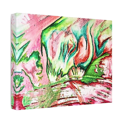 Pink Forest Stretched Canvas