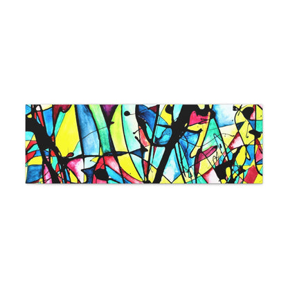 Alien Lady Canvas Gallery Wraps 36″ x 12″ 1.25"
