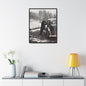 Yellowstone Bear Car Gallery Canvas Wraps Vertical Frame 24″ x 30″ Premium Gallery Wraps (1.25″) Black