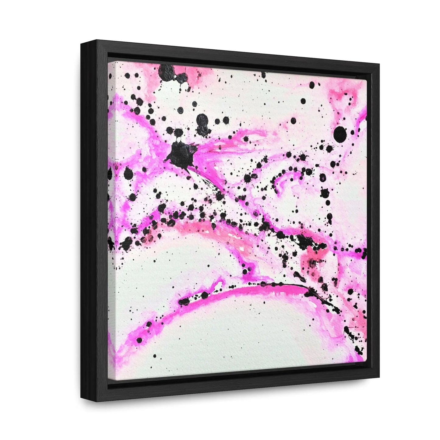 Neon Lightning Gallery Canvas Wraps, Square Frame