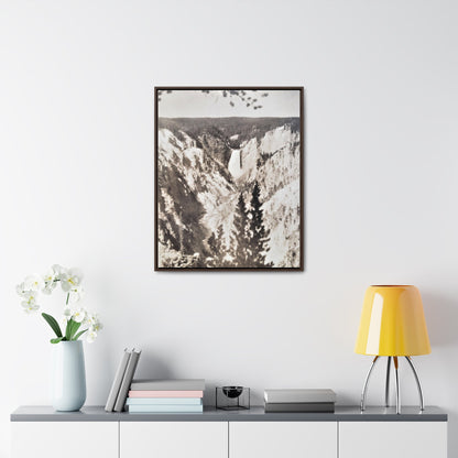 Artists Point Yellowstone Gallery Canvas Wraps Vertical Frame 24″ x 30″ 1.25" Walnut