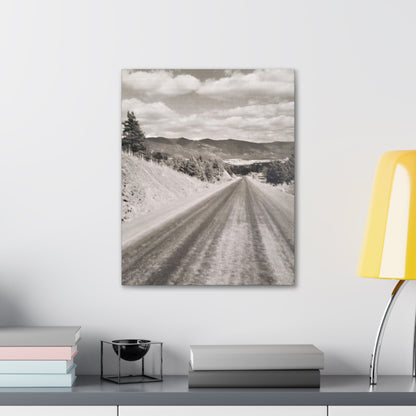 Western Road Canvas Gallery Wraps 16″ x 20″ 1.25"
