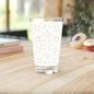Gold Pattern Pint Glass - 16oz - Kia Day Design