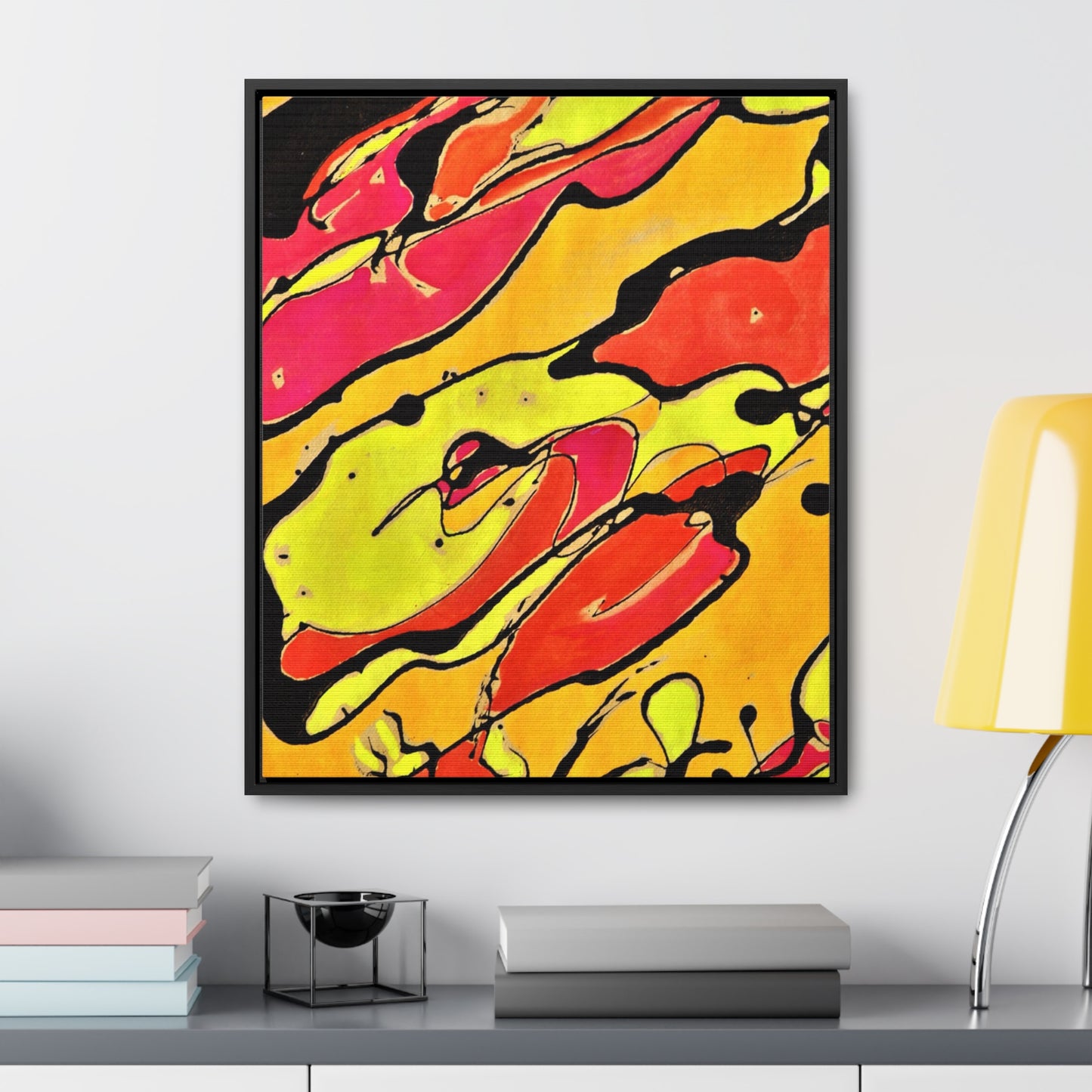 80's Rapture Gallery Canvas Wraps, Vertical Frame