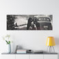 Yellowstone Bear Car Canvas Gallery Wraps 60″ x 20″ 1.25"