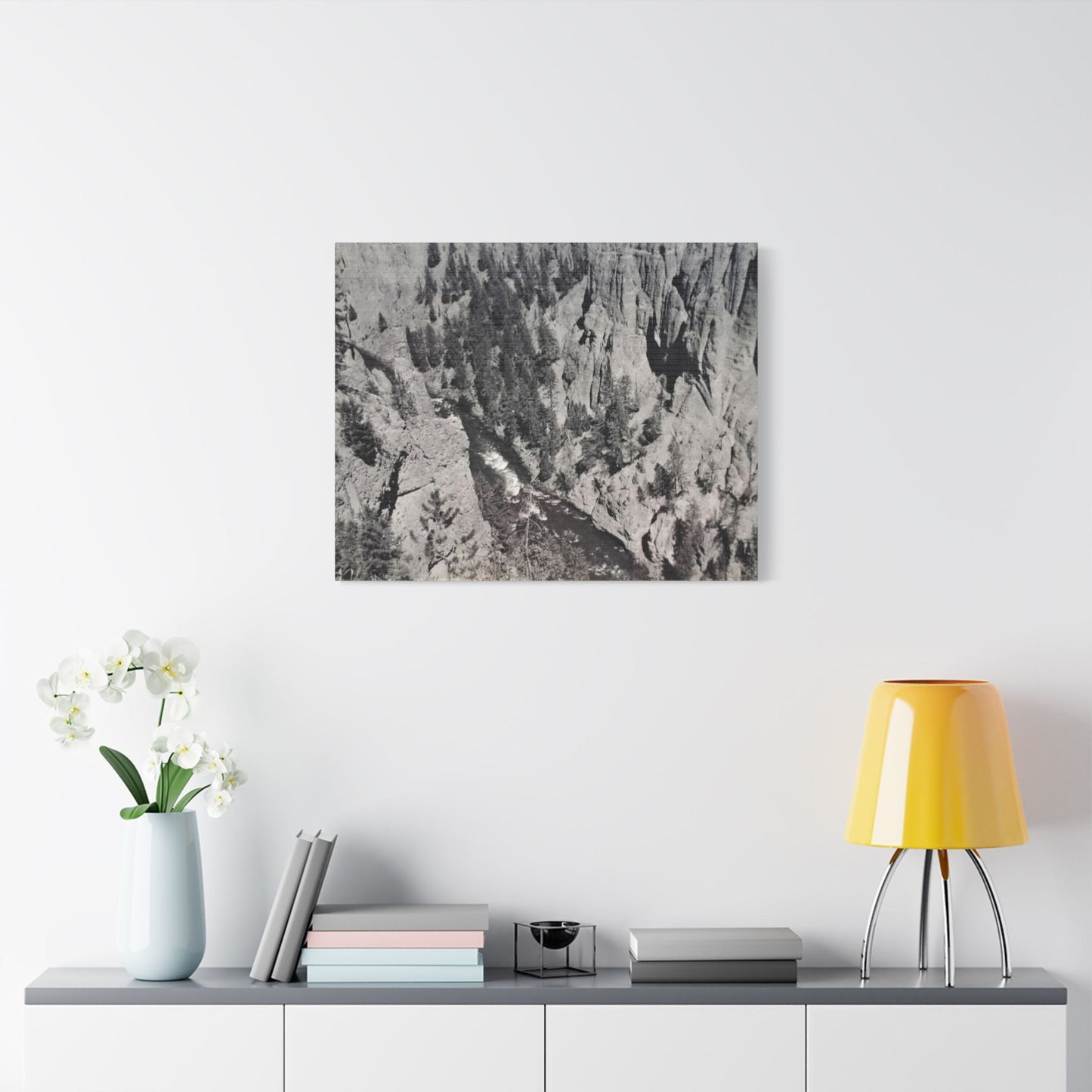 Cleopatras Needle Satin Canvas Stretched