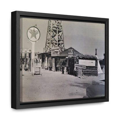 Texaco Station Continental Divide Gallery Canvas Wraps, Horizontal Frame