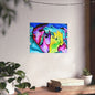 Cat Dog Fine Art Posters 16″ x 12″ (Horizontal) Matte