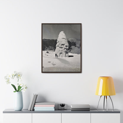 Liberty Cap Yellowstone Gallery Canvas Wraps Vertical Frame 24″ x 30″ 1.25" Walnut