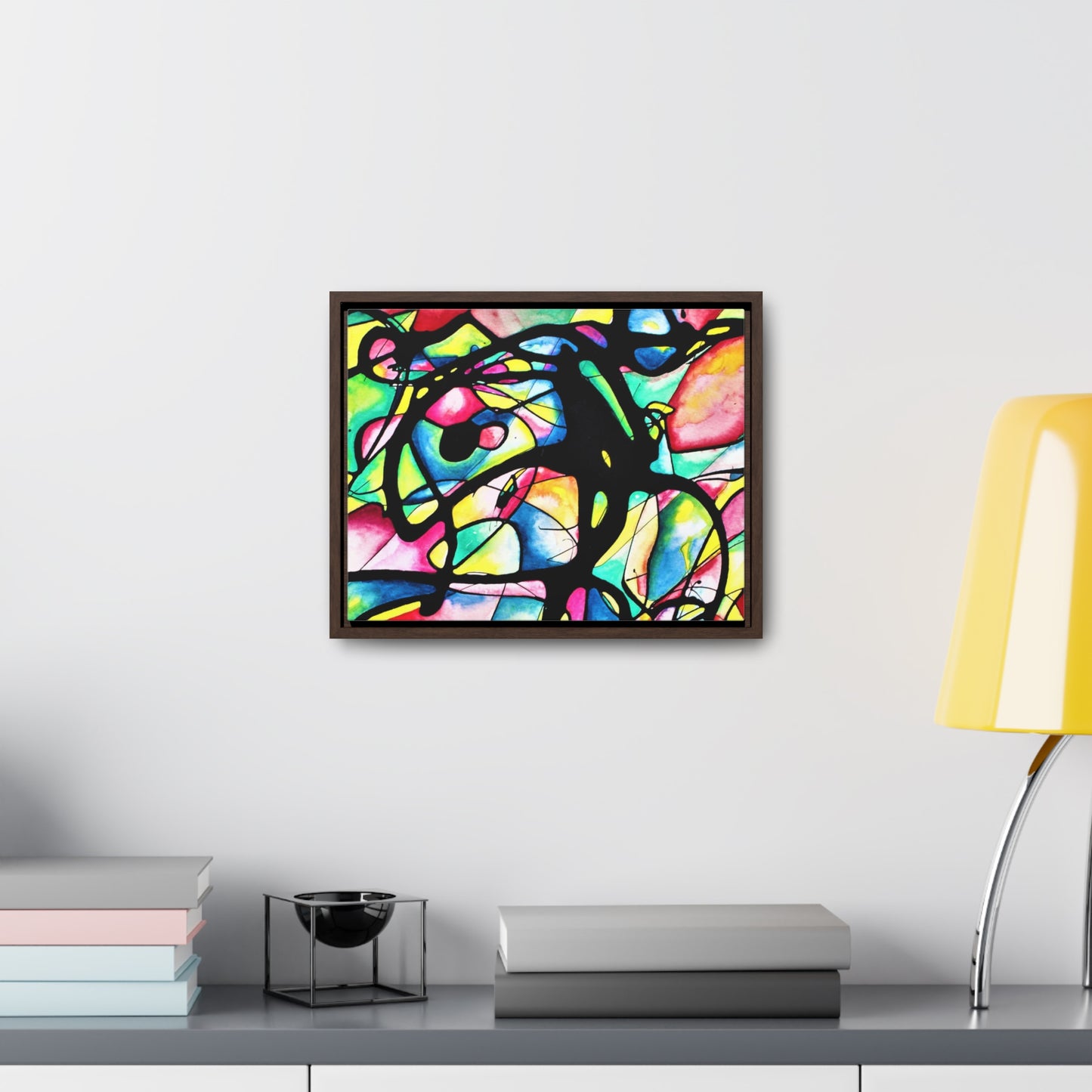 Peacock Gallery Canvas Wraps, Horizontal Frame