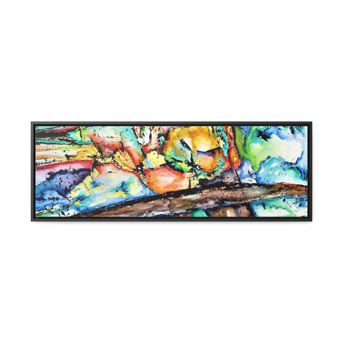 Owl In Flight Gallery Canvas Wraps, Horizontal Frame