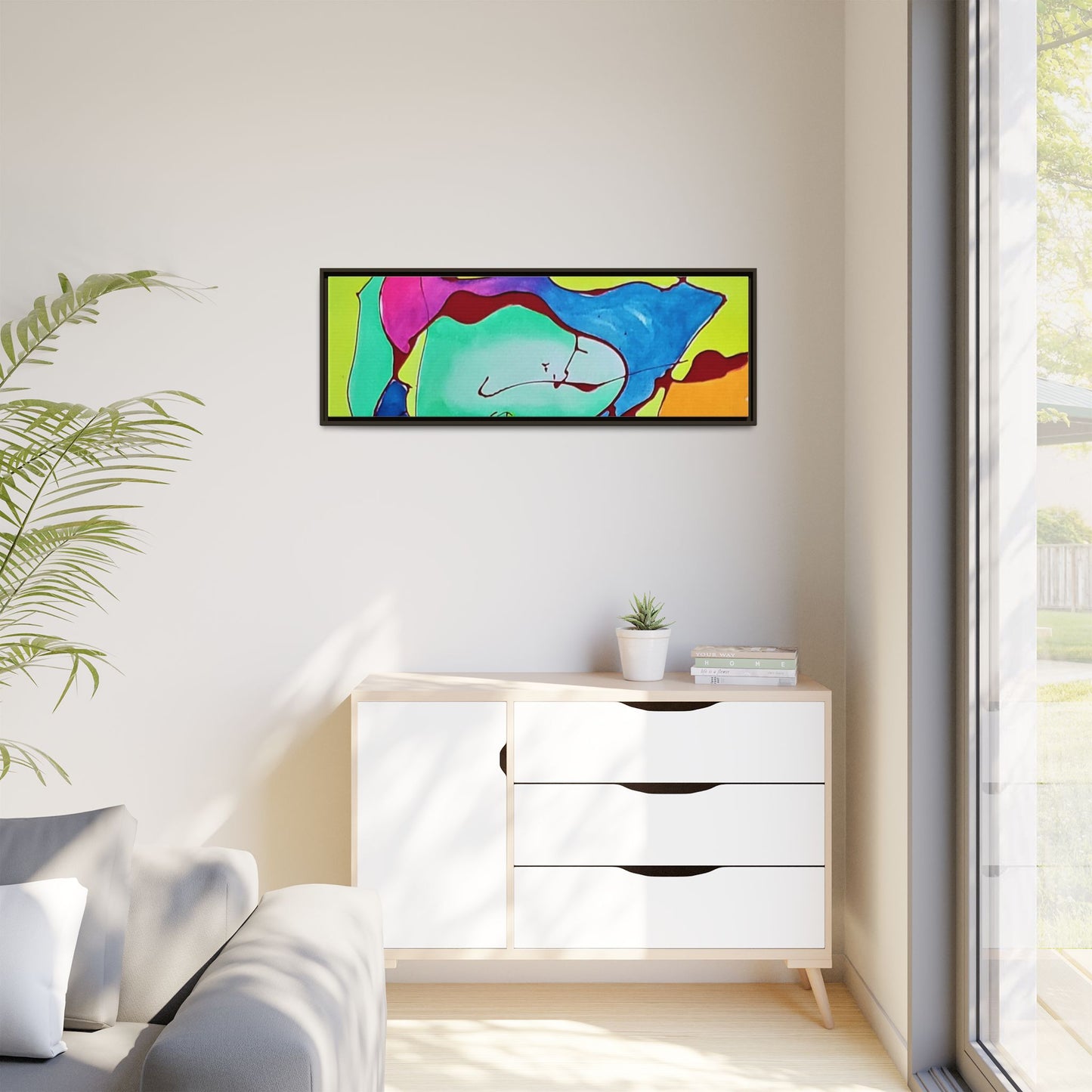 Kool Kid Matte Canvas Framed - Kia Day Design