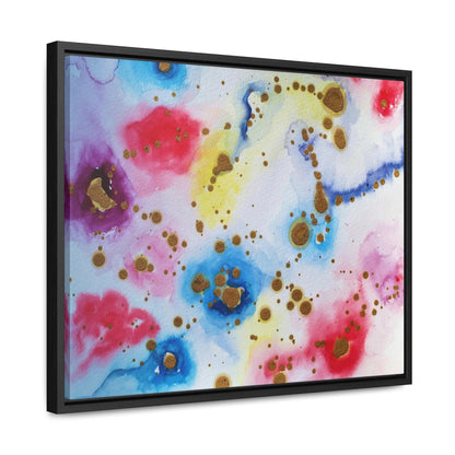 Purple Swirl Gallery Canvas Wraps, Horizontal Frame