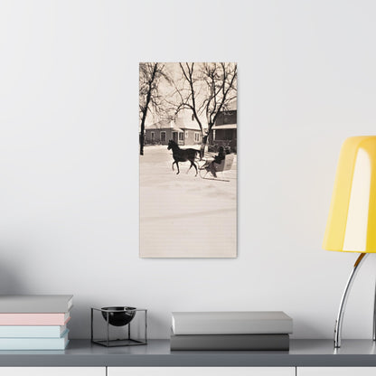 Carriage Ride Canvas Gallery Wraps 10″ x 20″ 1.25"